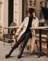 Gabriella - Collant en microfibre 60 deniers à fines rayures Gabriella - Collant en microfibre 60 deniers à fines rayures