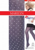 Marilyn - Trendy childrens tights with polka dot pattern Pretty 40 denier Marilyn - Trendy childrens tights with polka dot pattern Pretty 40 denier