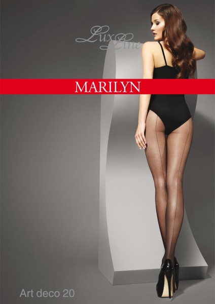 Marilyn - Collant 20 deniers avec couture arrière