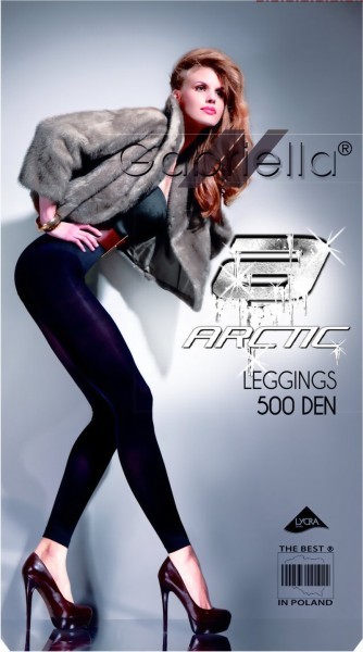 Gabriella - Leggings d'hiver opaque Arctique, 500 deniers