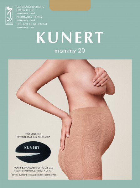 KUNERT Mommy 20 - Collant maternité transparent, mat