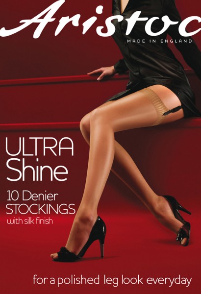 Aristoc Ultra Shine 10 deniers - Bas transparent brillant