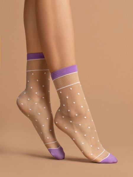 Fiore - Chaussettes avec motif à pois