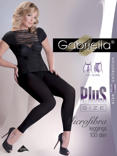 Gabriella - Opaque plus leggings taille Microfibra 100 DEN