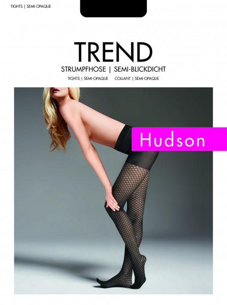 Hudson - Collant semi-opaque avec motif losange