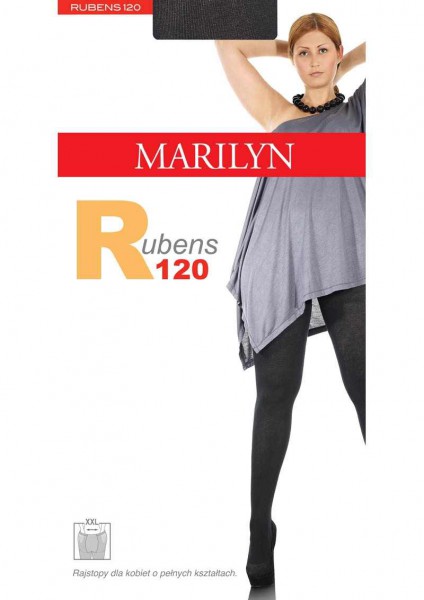 Marilyn - Collant de taille plus large avec du coton Rubens 120 DEN