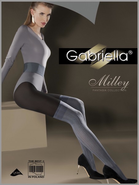 Gabriella - Maillot élégant sur le genou avec rayures Milley