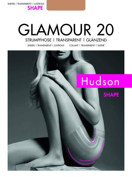 Hudson Glamour 20 Shape Collant transparent brillant