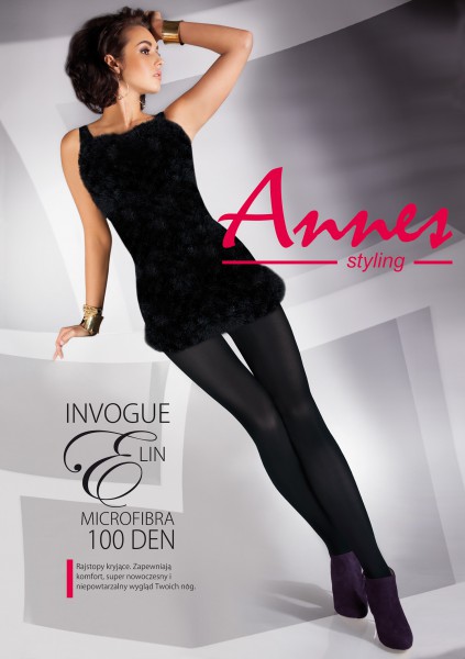 Annes - Collant opaque en microfibre 100 deniers Elin