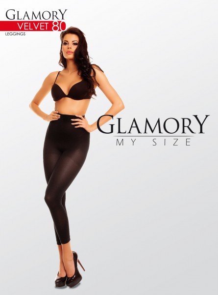 Glamour Velvet 80 Size Plus - Collant sans pieds opaque