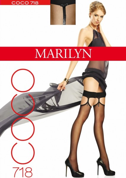 Marilyn - Hold ups that look like stockings Coco 20 denier 