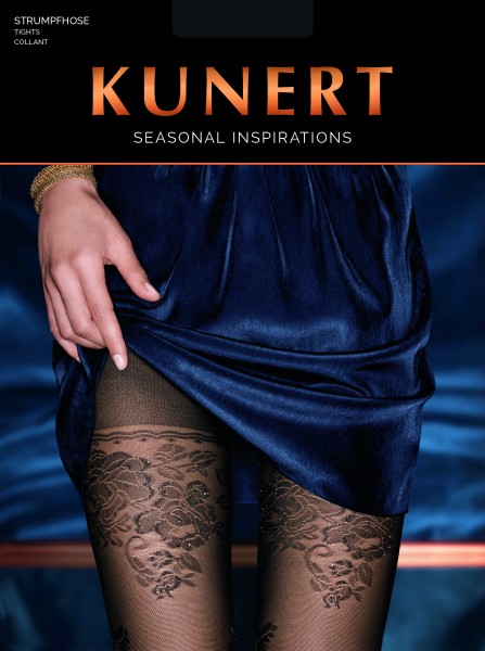 KUNERT Feminine Seduction - Collant mi-opaque à bretelles mock