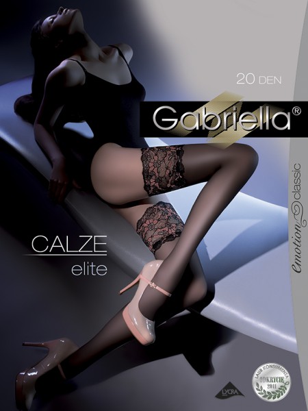 Gabriella - Élégants élégants avec un beau motif en dentelle à motifs floraux Elite