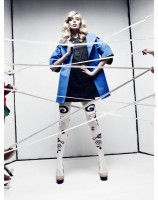 Omero - Stylish opaque floral pattern tights Tussah 50 DEN Omero - Stylish opaque floral pattern tights Tussah 50 DEN