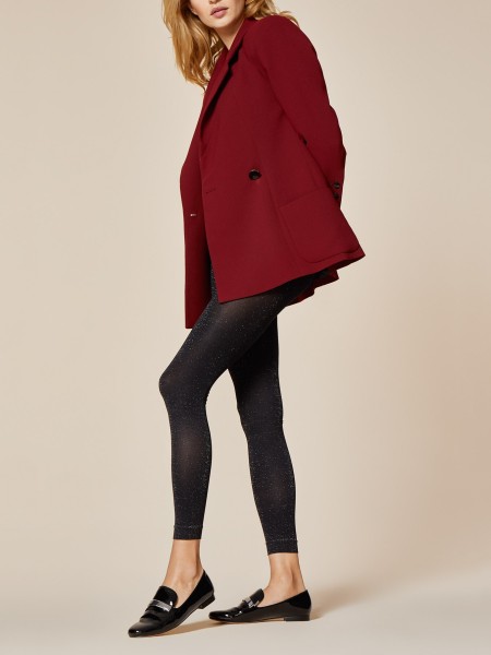 Fiore - Legging opaque 100 deniers effet lurex