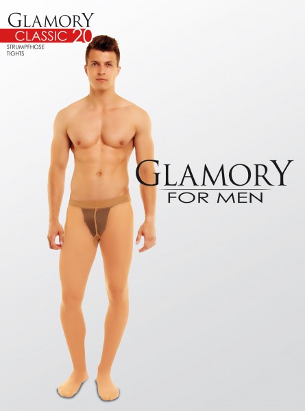 Glamory Classic 20 - Collant transparent pour hommes