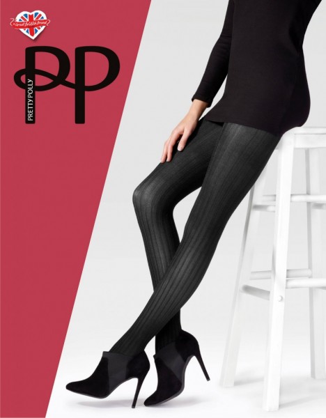 Pretty Polly Velvet Rib Collant avec effet velour côtelé