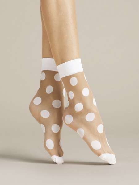 Fiore - Chaussettes avec motif à pois