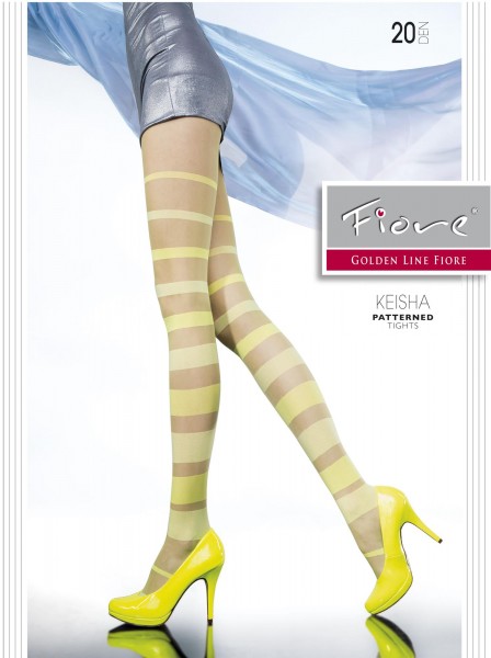 Fiore - Collants d&#039;été à rayures Keisha 20 DEN