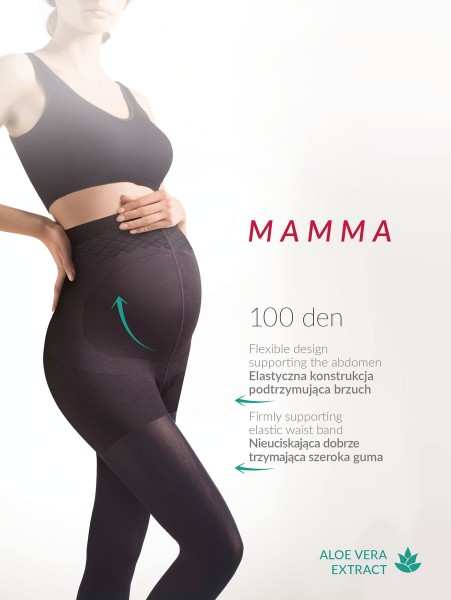 Gabriella Mamma 100 - Collant maternité opaque