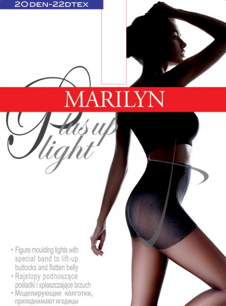 Marilyn Plus Up Light - Collant de mise en forme avec effet push-up